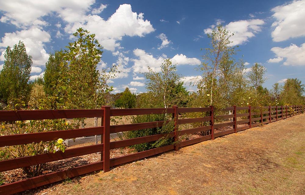 Think-Fencing-Post-and-Rail-Fence-x-4-Red-Gum